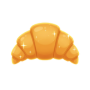Golden croissant